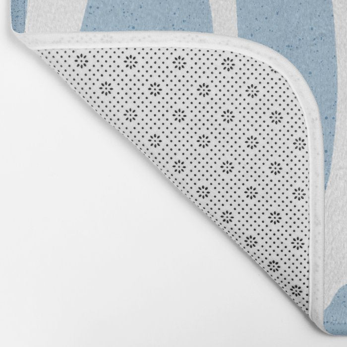 Light Blue flowers  Bath Mat Gallery Image 2