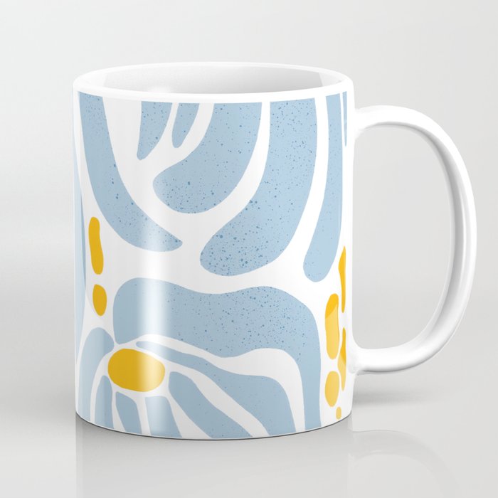 Light Blue flowers  Coffee Mug Gallery Image 1