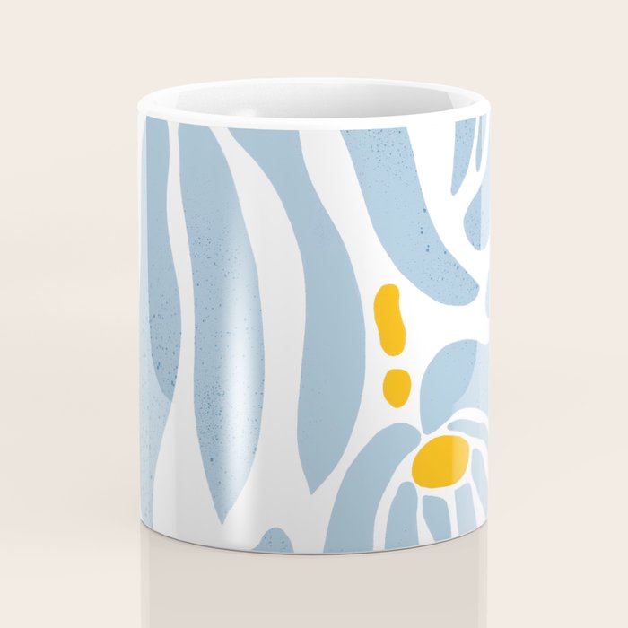 Light Blue flowers  Coffee Mug Gallery Image 4