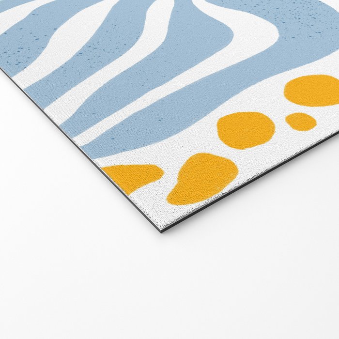 Light Blue flowers  Welcome Mat Gallery Image 2