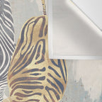 Metallic Zebras Wall Tapestry Gallery Image 3