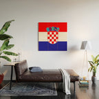 Flag of Croatia Wood Wall Art Gallery Image 2
