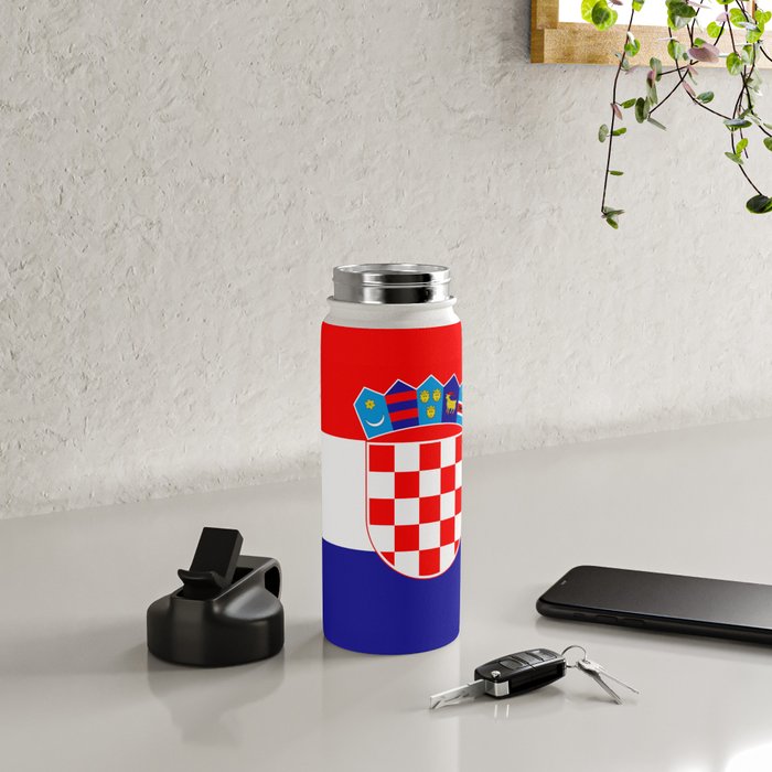 Flag of Croatia Water Bottle Gallery Image 4