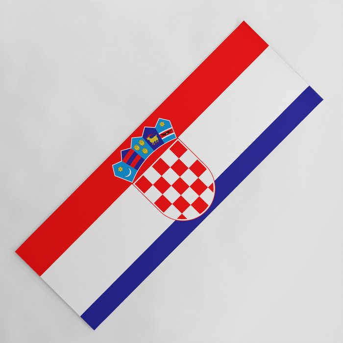 Flag of Croatia Yoga Mat Gallery Image 1