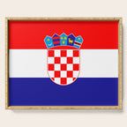 Flag of Croatia Serving Tray Gallery Image 1
