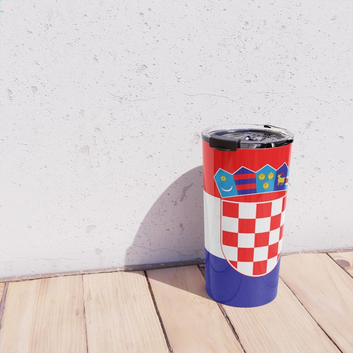 Flag of Croatia Travel Mug Gallery Image 4