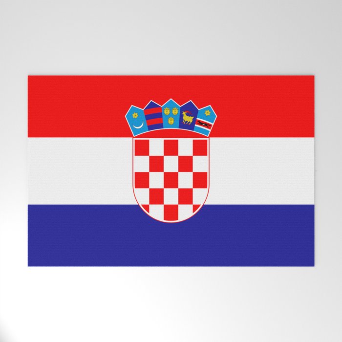 Flag of Croatia Welcome Mat Gallery Image 1