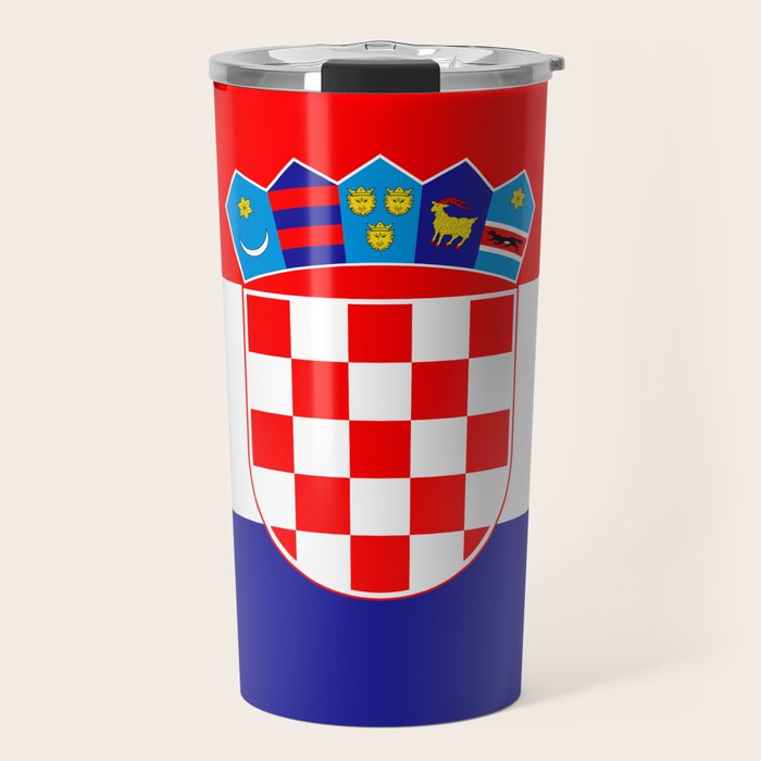 Flag of Croatia Travel Mug Gallery Image 1