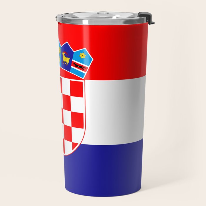Flag of Croatia Travel Mug Gallery Image 2