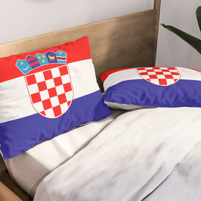 Flag of Croatia Pillow Sham Gallery Image 2