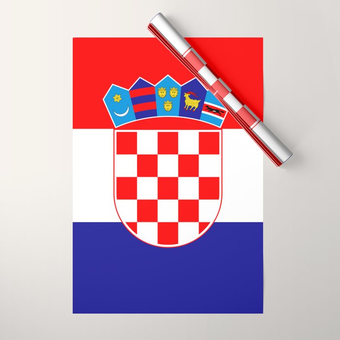 Flag of Croatia Wrapping Paper Gallery Image 1