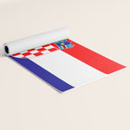 Flag of Croatia Yoga Mat Gallery Image 2