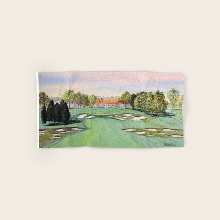 Bethpage State Park Golf Course Bath Towel Gallery Image 1