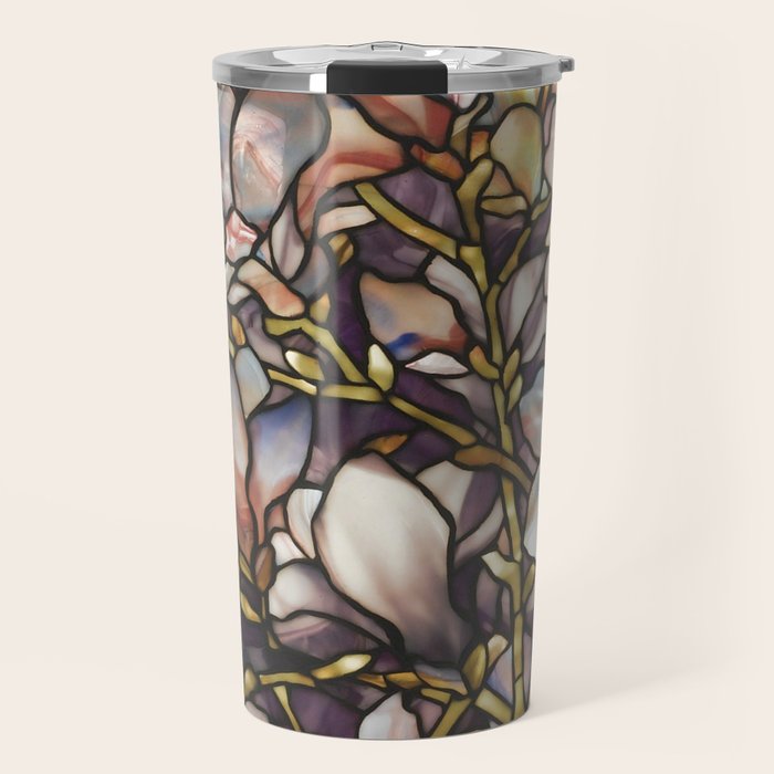 Louis Comfort Tiffany - Decorative stained glass 10. Travel Mug Gallery Image 1