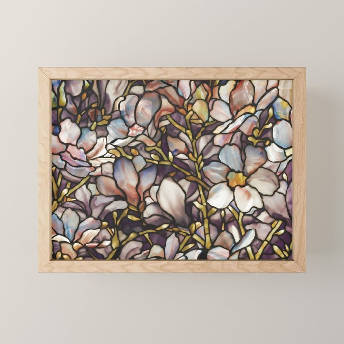 Louis Comfort Tiffany - Decorative stained glass 10. Mini Art Print Gallery Image 1