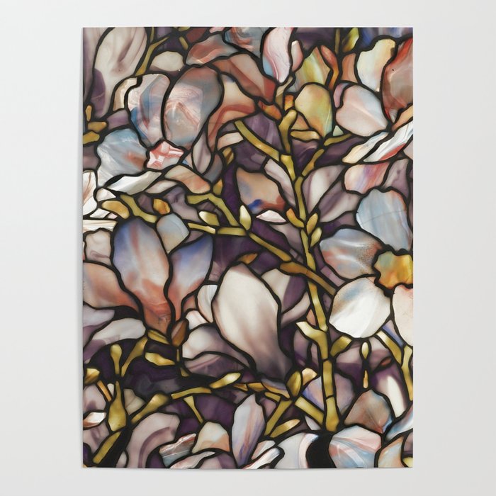 Louis Comfort Tiffany - Decorative stained glass 10. Poster Gallery Image 1