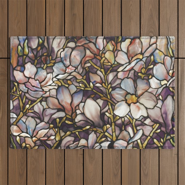 Louis Comfort Tiffany - Decorative stained glass 10. Outdoor Rug Gallery Image 1