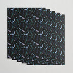 Moth Garden Wrapping Paper Gallery Image 3