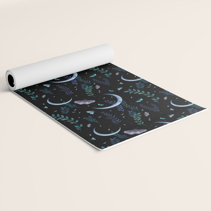 Moth Garden Yoga Mat Gallery Image 2