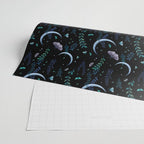 Moth Garden Wrapping Paper Gallery Image 2