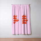 Let Me Overthink This - Anxiety Typography Window Curtain Gallery Image 3