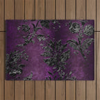 Embossed Black Velvet 04 Outdoor Rug Gallery Image 1