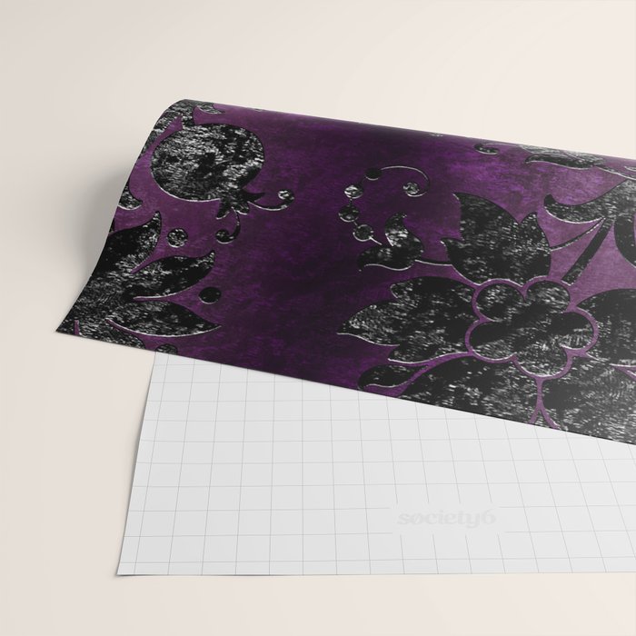 Embossed Black Velvet 04 Wrapping Paper Gallery Image 2