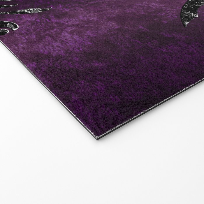Embossed Black Velvet 04 Welcome Mat Gallery Image 2