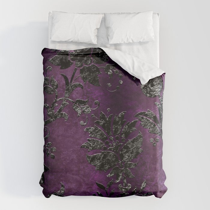 Embossed Black Velvet 04 Duvet Cover Gallery Image 6