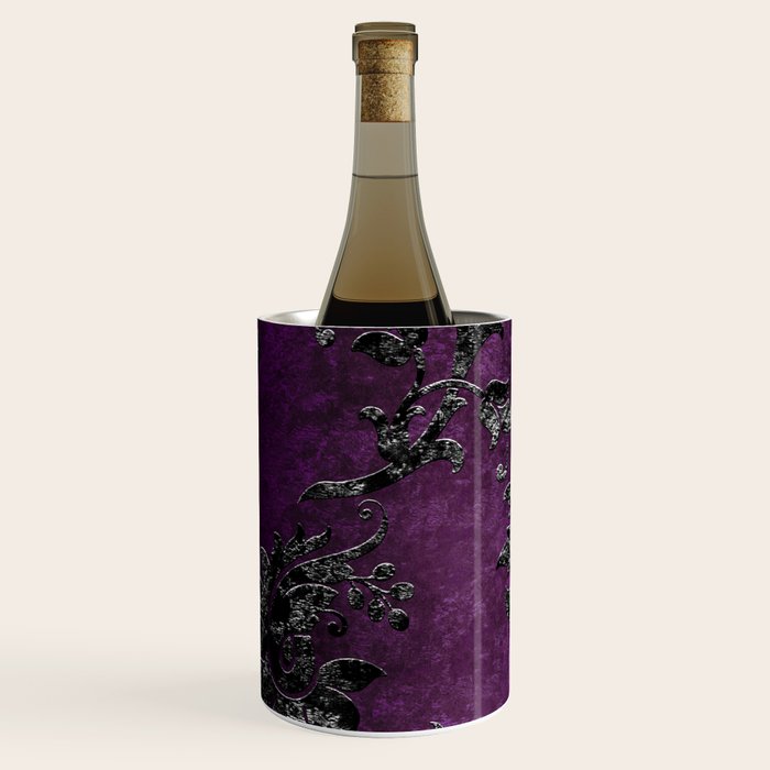 Embossed Black Velvet 04 Wine Chiller Gallery Image 2