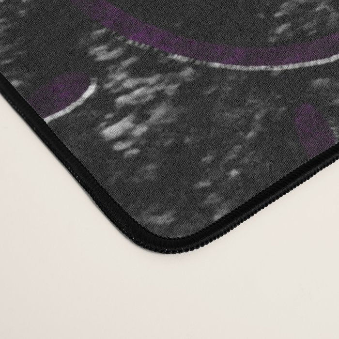 Embossed Black Velvet 04 Desk Mat Gallery Image 4