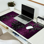 Embossed Black Velvet 04 Desk Mat Gallery Image 2