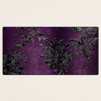 Embossed Black Velvet 04 Desk Mat Gallery Image 3