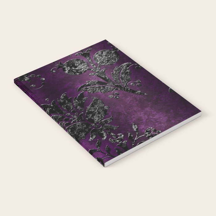 Embossed Black Velvet 04 Notebook Gallery Image 1