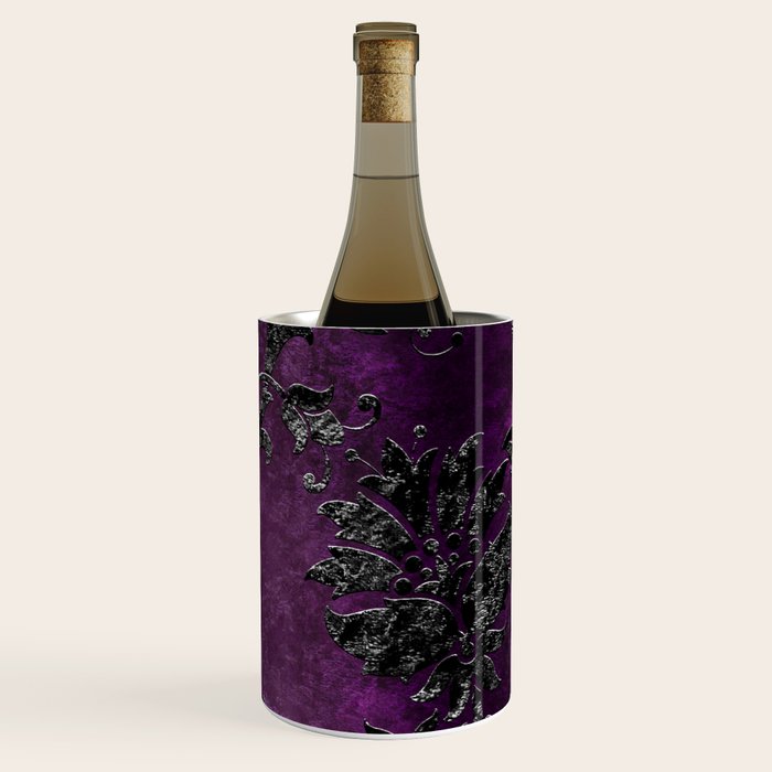 Embossed Black Velvet 04 Wine Chiller Gallery Image 1