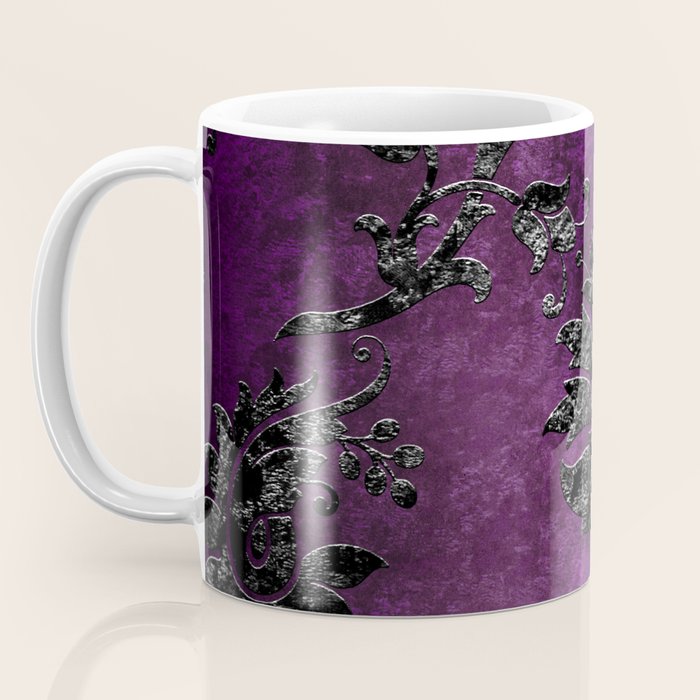 Embossed Black Velvet 04 Coffee Mug Gallery Image 3