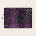 Embossed Black Velvet 04 Laptop Sleeve Gallery Image 1