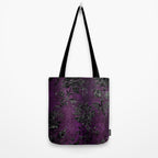 Embossed Black Velvet 04 Tote Bag Gallery Image 2