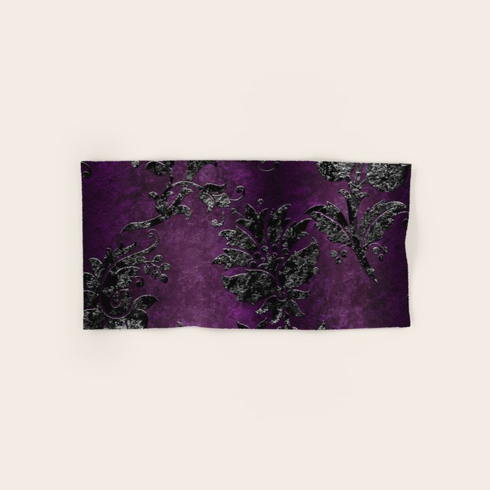 Embossed Black Velvet 04 Bath Towel Gallery Image 1