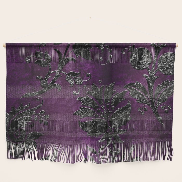Embossed Black Velvet 04 Wall Hanging Gallery Image 1