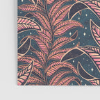Magic Jungle Vine - midnight & peach Poster Gallery Image 3