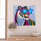 Star tiger Wall Tapestry Gallery Image 2