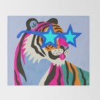 Star tiger Throw Blanket Gallery Image 2