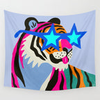 Star tiger Wall Tapestry Gallery Image 4