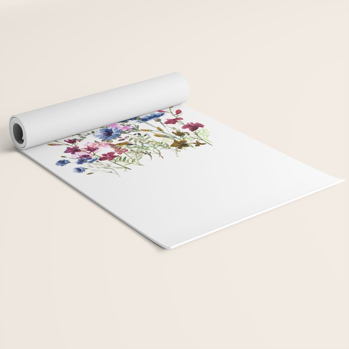 Wildflowers IV Yoga Mat Gallery Image 2