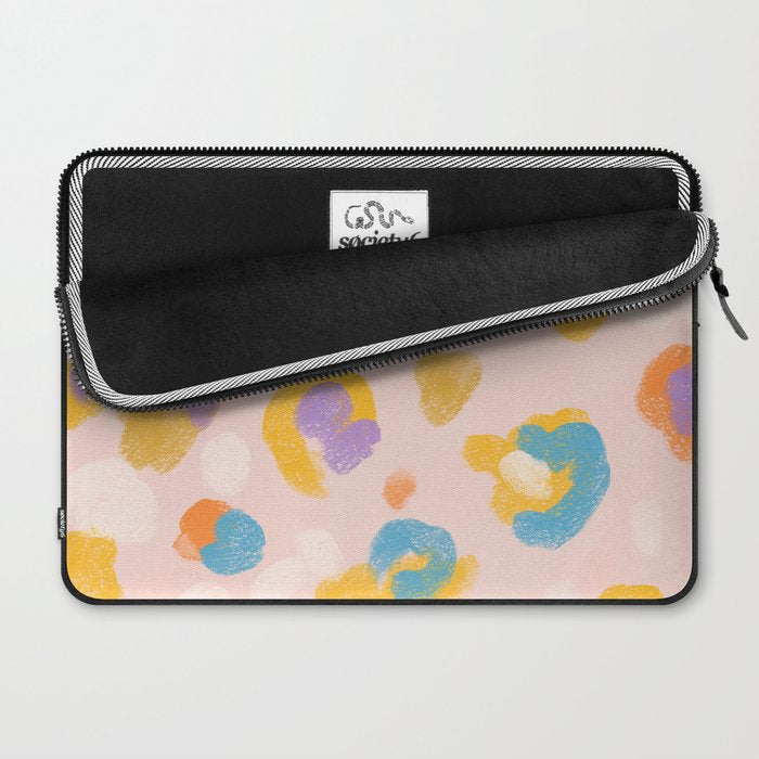 Spring Leopard Laptop Sleeve Gallery Image 2