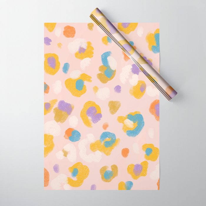 Spring Leopard Wrapping Paper Gallery Image 1
