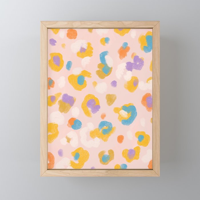 Spring Leopard Mini Art Print Gallery Image 1