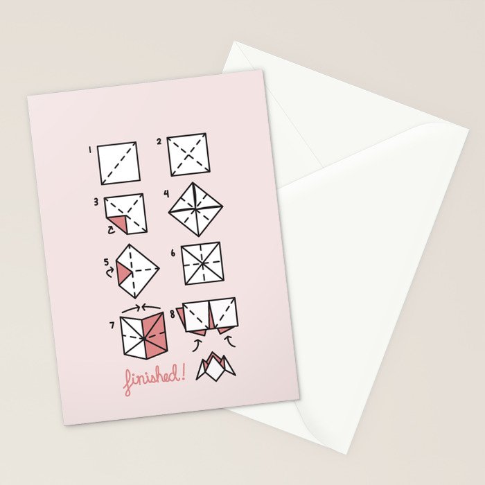 Cootie Catcher (How - To) Stationery Card Gallery Image 2