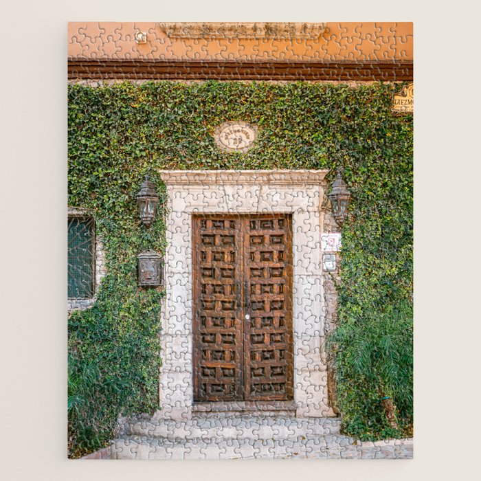Mexico | The botanical door San Miguel de Allende Jigsaw Puzzle Gallery Image 1